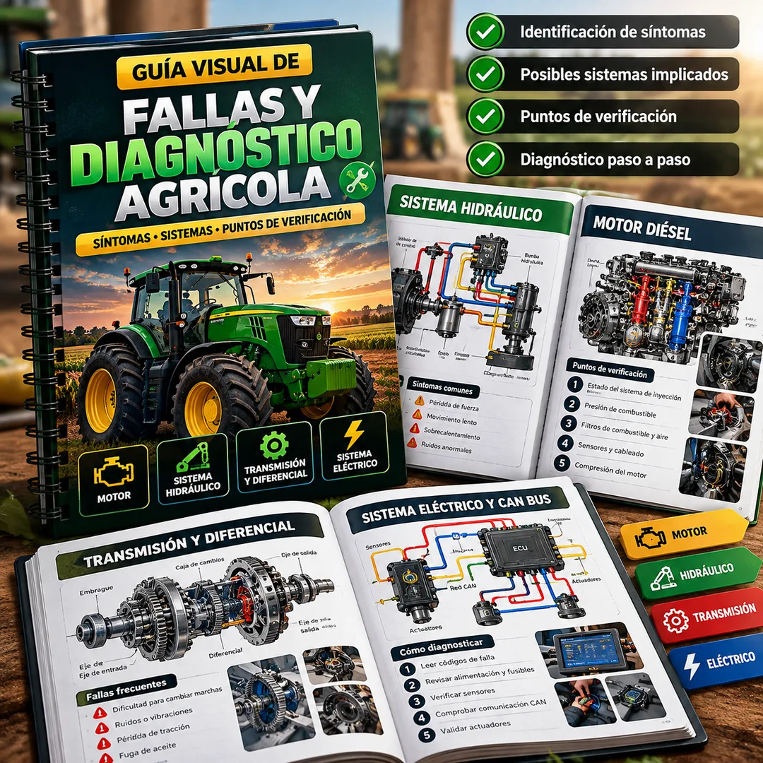 Guía Visual de Fallas y Diagnóstico Agrícola