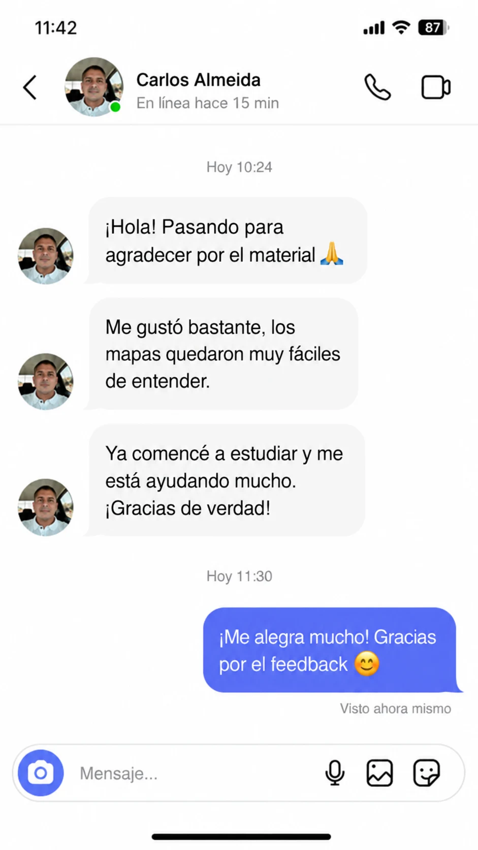 Testimonio de estudiante 2
