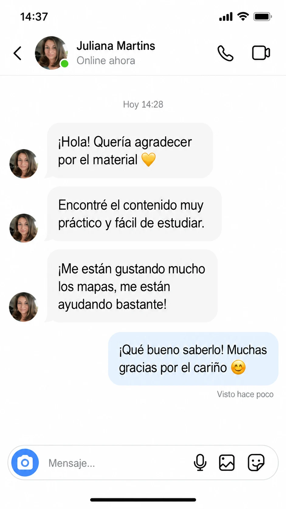 Testimonio de estudiante 3